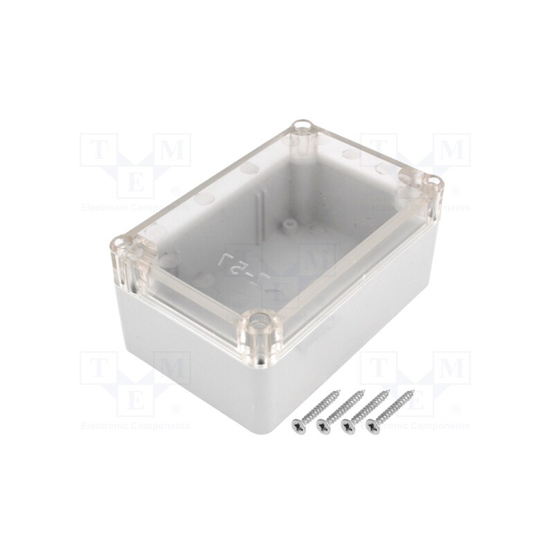 1 pcs x KRADEX - Z57JPH ABS - Enclosure: multipurpose, X: 78mm, Y: 118mm, Z: 54mm, ABS, grey, gasket