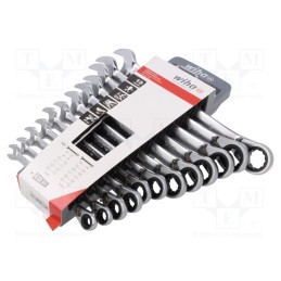 1 set x WIHA - 44661 - Wrenches set, combination spanner,with ratchet, 12pcs.