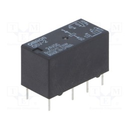 1 pcs x OMRON OCB - G5V-2 24VDC - Relay: electromagnetic, DPDT, Ucoil: 24VDC, Icontacts max: 2A, PCB