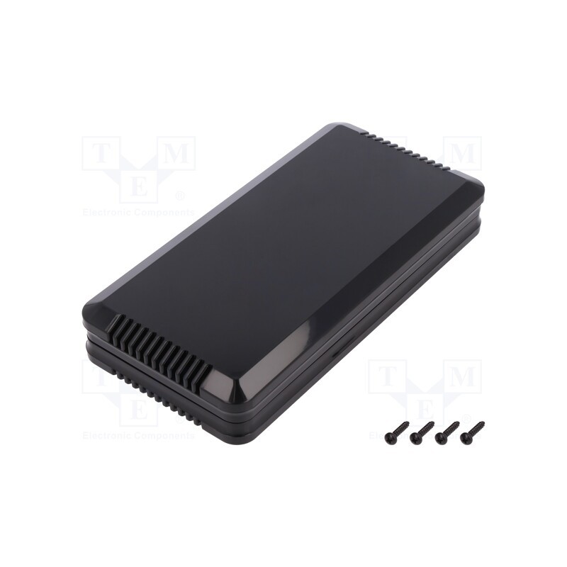 1 pcs x MASZCZYK - KM-180 BK - Enclosure: for alarms, X: 85mm, Y: 169mm, Z: 30mm, ABS, black, vented