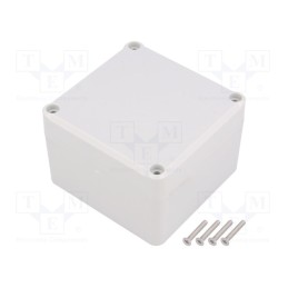 1 pcs x KRADEX - Z111JH TM ABS - Enclosure: multipurpose, X: 80mm, Y: 82mm, Z: 55mm, ABS, grey, gasket