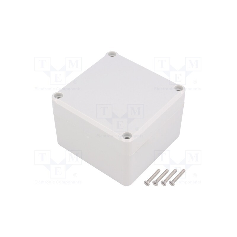 1 pcs x KRADEX - Z111JH TM ABS - Enclosure: multipurpose, X: 80mm, Y: 82mm, Z: 55mm, ABS, grey, gasket