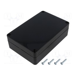 1 pcs x MASZCZYK - KM-177BK - Enclosure: multipurpose, X: 90mm, Y: 135mm, Z: 40mm, ABS, black, IP65