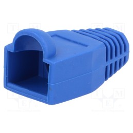 5 pcs x CONNFLY - DS1124-03-PU 8P BLUE - RJ45 plug boot, 6.5mm, blue