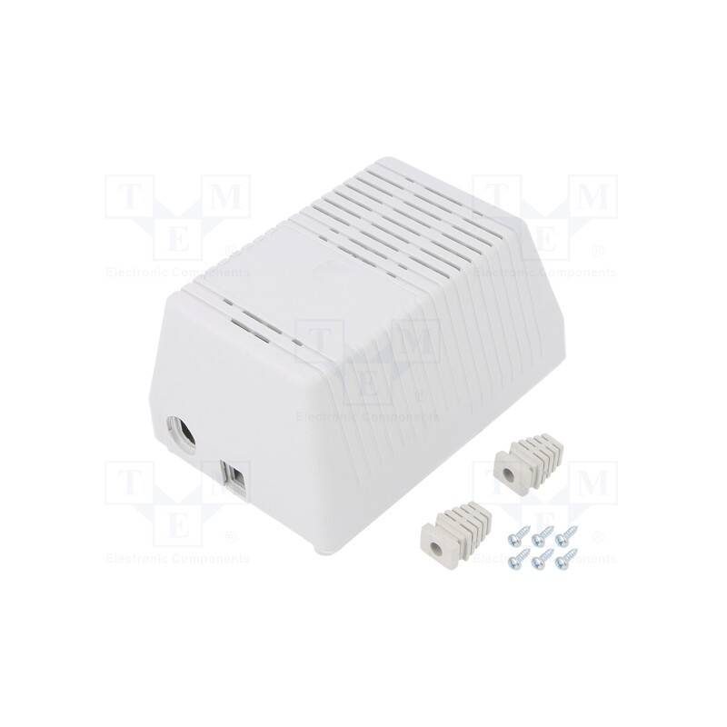 1 pcs x MASZCZYK - KM-67B/GY - Enclosure: for power supplies, X: 97mm, Y: 137mm, Z: 67mm, ABS, grey