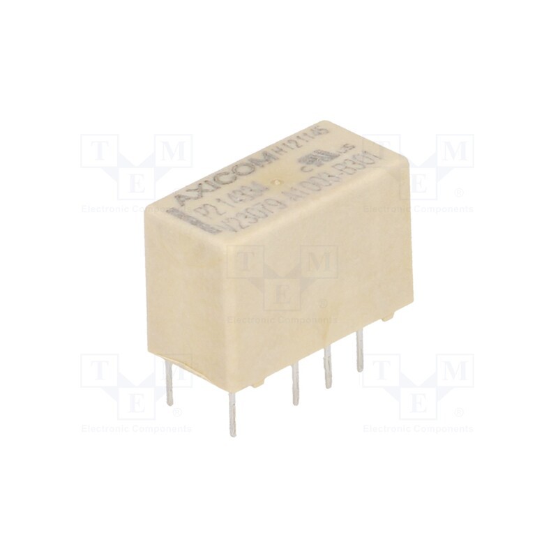 1 pcs x TE Connectivity - 1-1393788-1 - Relay: electromagnetic, DPDT, Ucoil: 12VDC, 2A, 0.5A/125VAC, THT