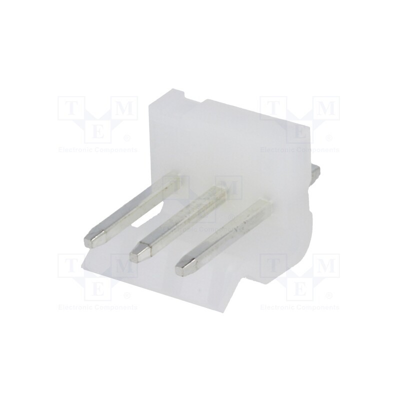 5 pcs x JOINT TECH - A3960WV-03P - Socket, wire-board, male, 3.96mm, PIN: 3, THT, 250V, 7A, tinned, 10mΩ