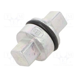1 pcs x RITTAL - 2461000 - Insert for lock, cast zinc, 27mm, AE,BG,for enclosures,EB