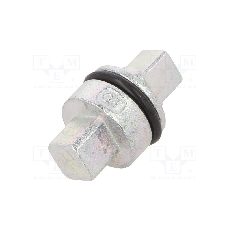 1 pcs x RITTAL - 2461000 - Insert for lock, cast zinc, 27mm, AE,BG,for enclosures,EB