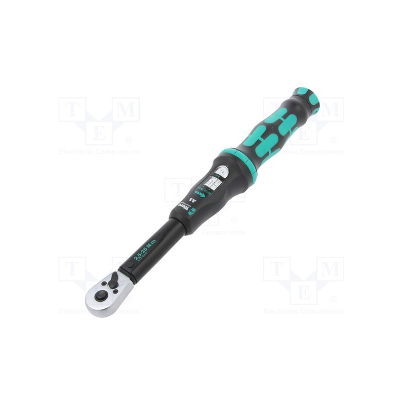 1 pcs x WERA - 5075604001 - Wrench, torque, 290mm, 2.5÷25Nm, Mounting: 1/4'