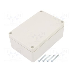 1 pcs x MASZCZYK - KM-276I/G - Enclosure: multipurpose, X: 70mm, Y: 105mm, Z: 40mm, ABS, light grey