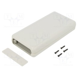 1 pcs x GAINTA - G939GUL - Enclosure: with panel, X: 70mm, Y: 135mm, Z: 24mm, light grey