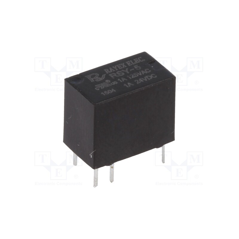 1 pcs x Recoy/RAYEX ELECTRONICS - RSY-5 - Relay: electromagnetic, SPDT, Ucoil: 5VDC, Icontacts max: 1A, PCB