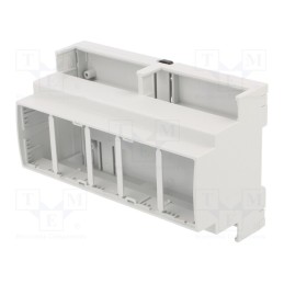 1 pcs x KRADEX - ZD1008J ABS V0 - Enclosure: for DIN rail mounting, Y: 89mm, X: 142mm, Z: 65mm, ABS