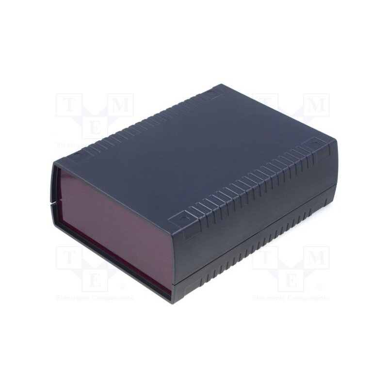1 pcs x KRADEX - Z112F - Enclosure: with panel, X: 136mm, Y: 185mm, Z: 60mm, ABS, black, IP54