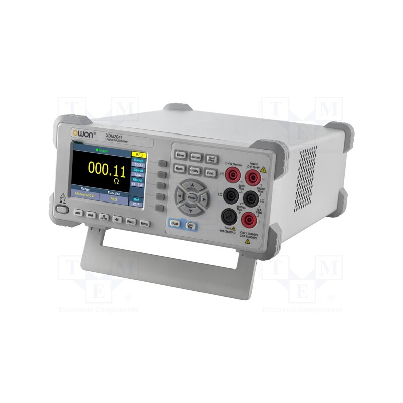 1 pcs x OWON - XDM2041 - Benchtop multimeter, LCD 4,5', 480x320, Sampling: 65x/s, 10÷60MHz