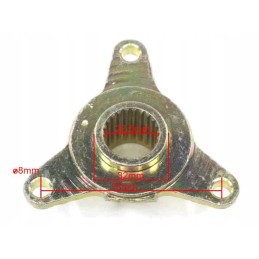 Rear wheel hub rear atv 125 23 cutters quad shineray loncin kungway kxd