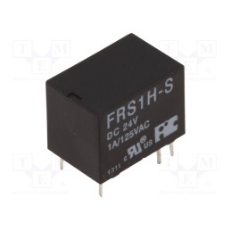1 pcs x FORWARD INDUSTRIAL CO. - FRS1H-S-DC24 - Relay: electromagnetic, SPDT, Ucoil: 24VDC, Icontacts max: 1A, PCB