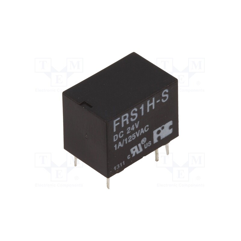 1 pcs x FORWARD INDUSTRIAL CO. - FRS1H-S-DC24 - Relay: electromagnetic, SPDT, Ucoil: 24VDC, Icontacts max: 1A, PCB