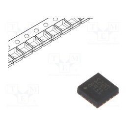 1 pcs x STMicroelectronics - STSPIN220 - IC: driver, stepper motor controller, VFQFPN16, 1.3A, 1.8÷10V