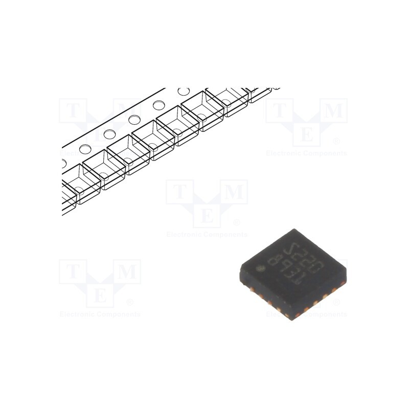 1 pcs x STMicroelectronics - STSPIN220 - IC: driver, stepper motor controller, VFQFPN16, 1.3A, 1.8÷10V