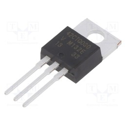1 pcs x VISHAY - VS-42CTQ030-M3 - Diode: Schottky rectifying, THT, 30V, 20Ax2, TO220AB,