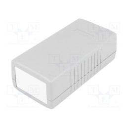 1 pcs x GAINTA - G410 - Enclosure: with panel, X: 60mm, Y: 120mm, Z: 40mm, ABS, dark grey