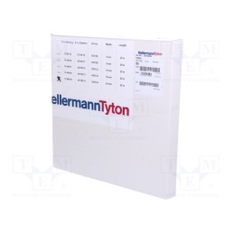 1 rol x HELLERMANNTYTON - 525-25003 - Identification tags, 25mm, 25m, transparent, -60÷65°C