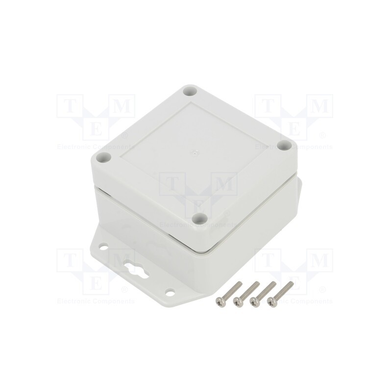 1 pcs x KRADEX - ZP75.75.45UJH TM ABS - Enclosure: multipurpose, X: 75mm, Y: 75mm, Z: 45mm, ZP, ABS, gasket