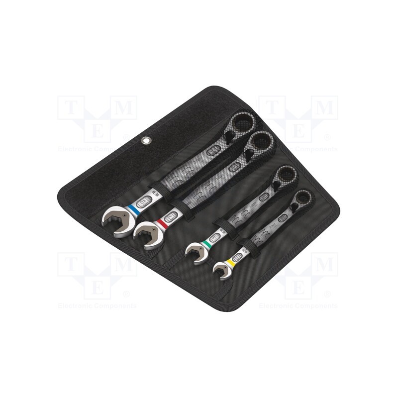 1 set x WERA - 5020090001 - Wrenches set, combination spanner,with ratchet, Joker 6001