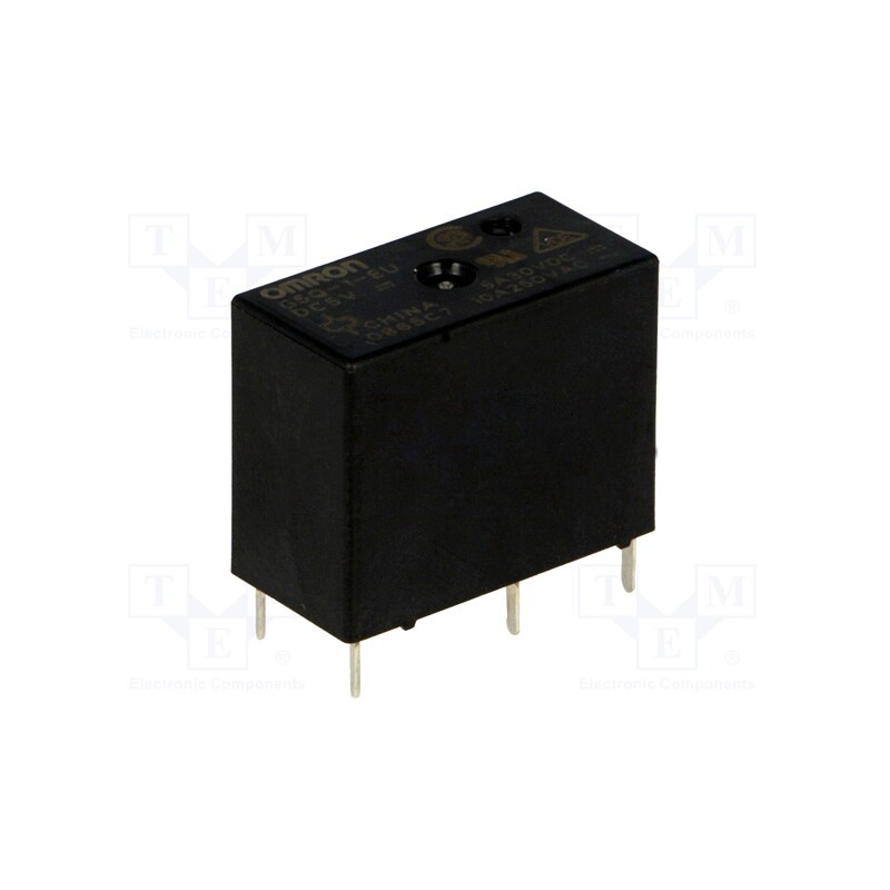 1 pcs x OMRON OCB - G5Q-1-EU 5VDC - Relay: electromagnetic, SPDT, Ucoil: 5VDC, Icontacts max: 10A, PCB