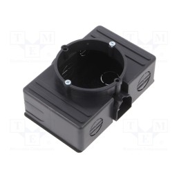 1 pcs x OBO BETTERMANN - UG 60 VK - Enclosure: junction box, X: 81mm, Y: 114mm, Ø: 60mm, Z: 48mm, IP20