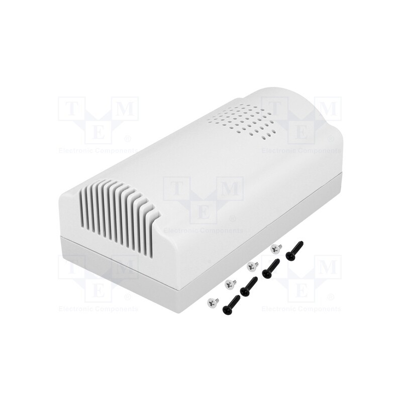 1 pcs x SUPERTRONIC - PP077AG-S - Enclosure: for alarms, X: 125mm, Y: 67mm, Z: 51mm, ABS, grey