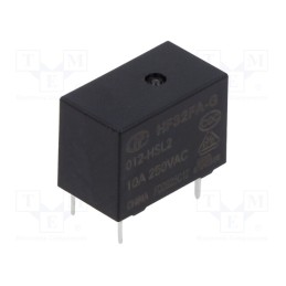1 pcs x HONGFA RELAY - HF32FA-G/012-HSL2 - Relay: electromagnetic, SPST-NO, Ucoil: 12VDC, 10A, 10A/250VAC