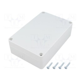 1 pcs x MASZCZYK - KM-177G - Enclosure: multipurpose, X: 90mm, Y: 135mm, Z: 40mm, ABS, grey, IP65