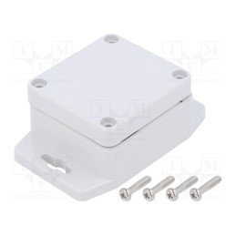 1 pcs x GAINTA - P201MF-IP68 - Enclosure: multipurpose, X: 58mm, Y: 64mm, Z: 35mm, with fixing lugs