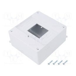 1 pcs x ELEKTRO-PLAST NASIELSK - 2306-00 - Enclosure: for modular components, IP20, white, No.of mod: 6, 400V