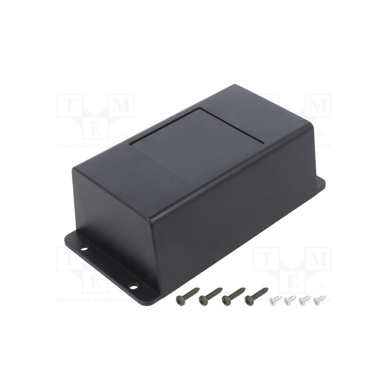 1 pcs x SUPERTRONIC - PP089N-S - Enclosure: multipurpose, X: 69mm, Y: 133mm, Z: 45mm, ABS, black
