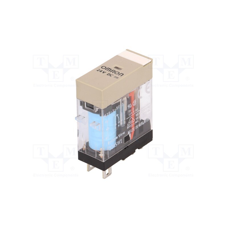 1 pcs x OMRON - G2R-1-S 24VDC (S) - Relay: electromagnetic, SPDT, Ucoil: 24VDC, Icontacts max: 10A