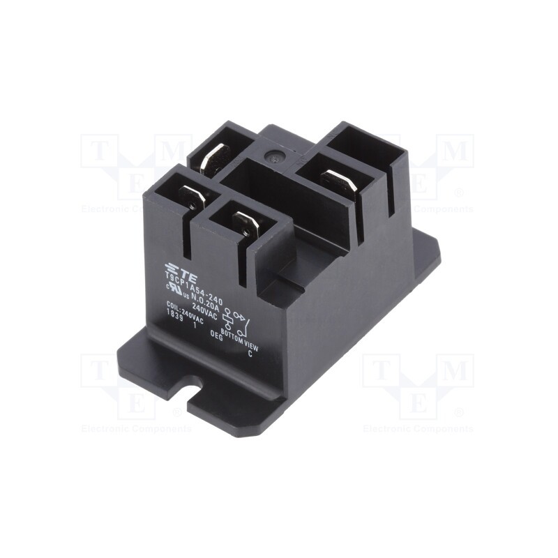 1 pcs x TE Connectivity - 1649341-2 - Relay: electromagnetic, SPST-NO, Ucoil: 240VAC, 30A, Series: T9C