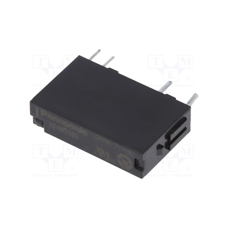 1 pcs x PANASONIC - APAN3103 - Relay: electromagnetic, SPST-NO, Ucoil: 3VDC, Icontacts max: 5A