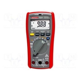 1 pcs x SEFRAM - SEFRAM7221 - Digital multimeter, Bluetooth, LCD, (6000), 3x/s, VDC: 600mV,1kV
