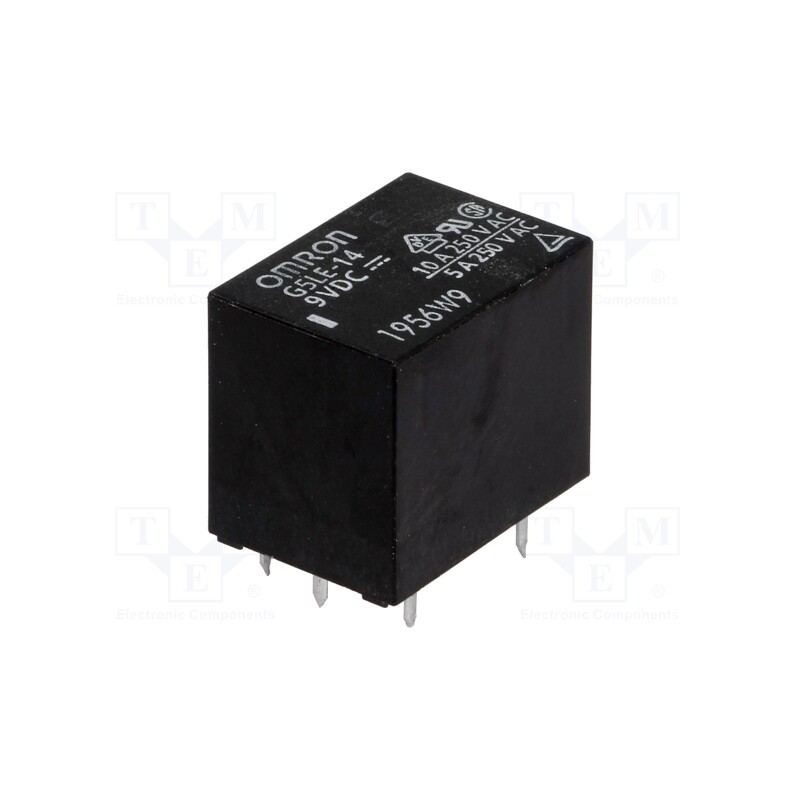 1 pcs x OMRON OCB - G5LE-14 9DC - Relay: electromagnetic, SPDT, Ucoil: 9VDC, Icontacts max: 10A, PCB