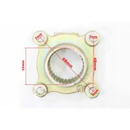 Rear hub atv 125 drive sprocket 31 cutters quad bashan loncin kxd