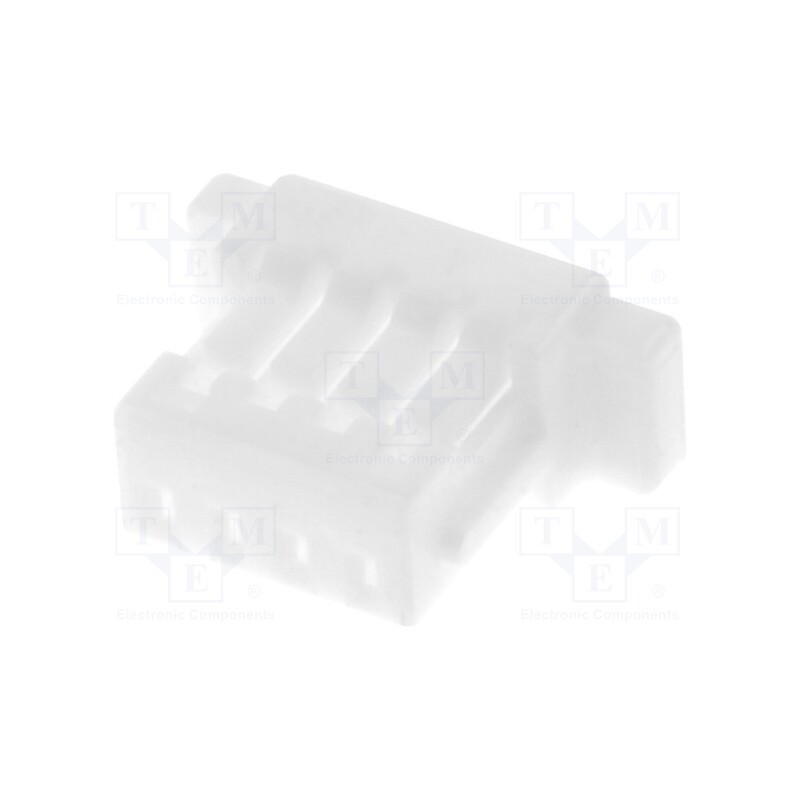 5 pcs x JST - SHR-04V-S-B - Plug, wire-board, female, SH, 1mm, PIN: 4, w/o contacts, for cable
