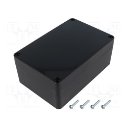1 pcs x MASZCZYK - KM-175/BK - Enclosure: multipurpose, X: 90mm, Y: 135mm, Z: 55mm, ABS, black, IP65