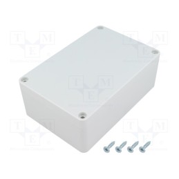1 pcs x MASZCZYK - KM-176G - Enclosure: multipurpose, X: 90mm, Y: 135mm, Z: 50mm, ABS, grey, IP65