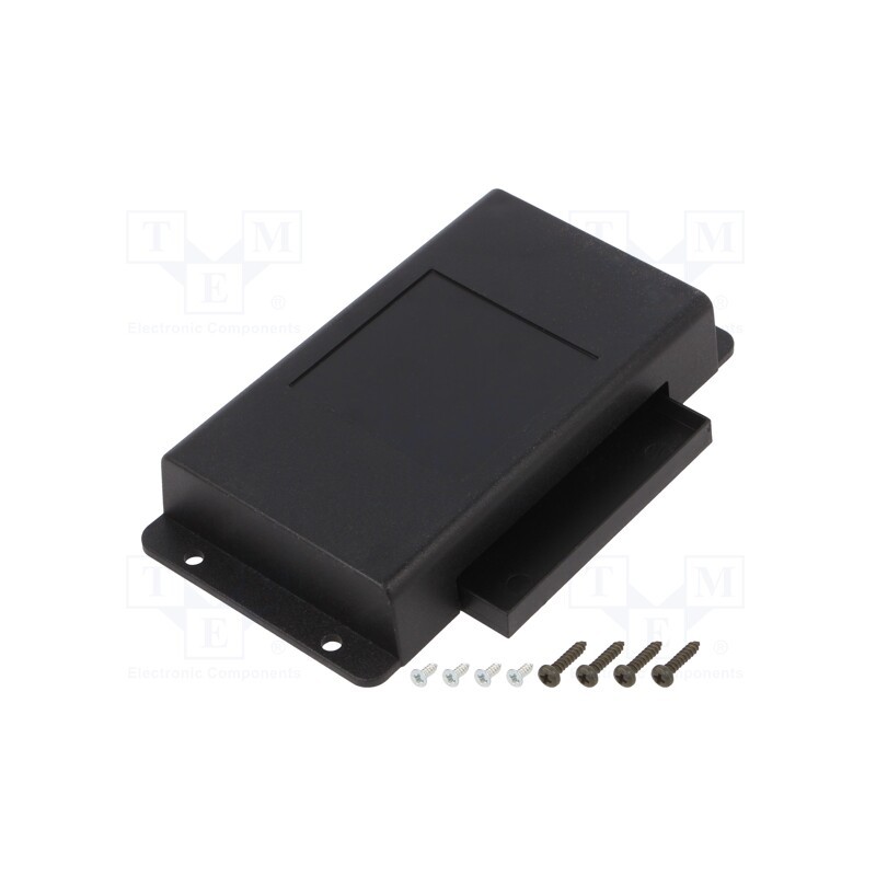 1 pcs x SUPERTRONIC - PP093N-S - Enclosure: multipurpose, X: 78mm, Y: 133mm, Z: 23mm, ABS, black