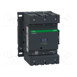 1 pcs x SCHNEIDER ELECTRIC - LC1D115P7 - Contactor: 3-pole, NO x3, Auxiliary contacts: NO + NC, 230VAC