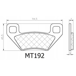 Arctic Cat Prowler Kymco MXU 400 brake pads